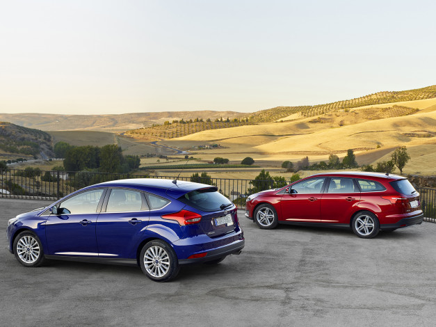 Обои картинки фото автомобили, ford, focus, 2014г