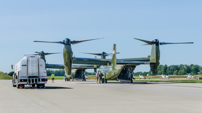 Обои картинки фото bell boeing mv-22 osprey, авиация, другое, конвертоплан