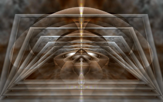 Обои картинки фото 3д графика, абстракция , abstract, абстракция, геометрия, симметрия, перспектива, рамки