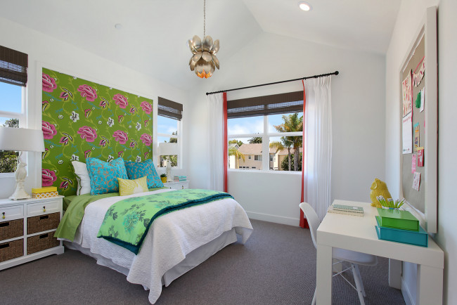 Обои картинки фото интерьер, детская комната, стол, мебель, детская, комната, дизайн, стиль, кровать, светильник