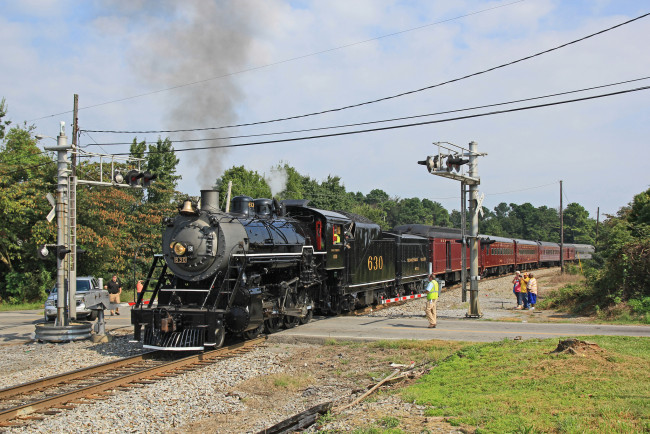 Обои картинки фото техника, паровозы, паровоз, рельсы, дорога, железная