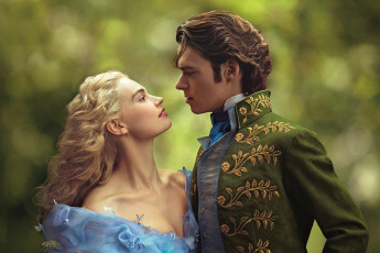 Картинка кино+фильмы cinderella+ 2015 prince charming блондинка золушка lily james лили джеймс richard madden принц cinderella ричард мэдден сказка фэнтези