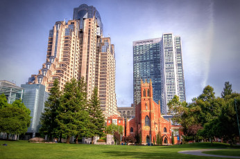 Картинка san+francisco города сан-франциско+ сша небоскребы храм