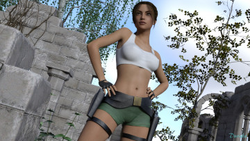 Картинка 3д+графика фантазия+ fantasy девушка взгляд фон