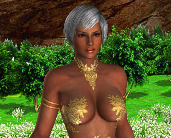 Обои картинки фото 3д графика, фантазия , fantasy, фон, взгляд, девушка