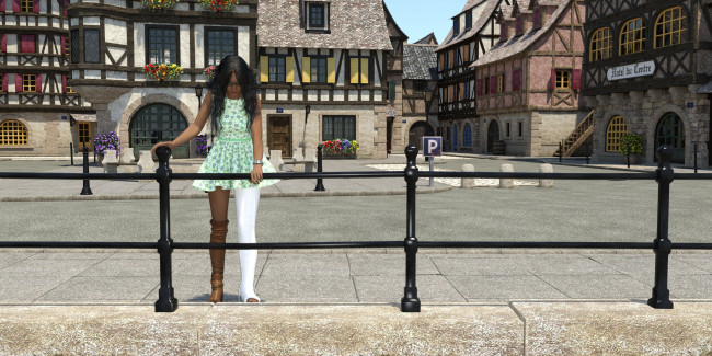 Обои картинки фото 3д графика, люди , people, взгляд, девушка, фон