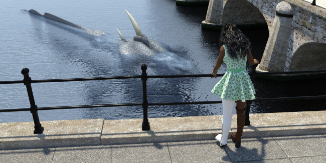 Обои картинки фото 3д графика, люди , people, взгляд, девушка, фон