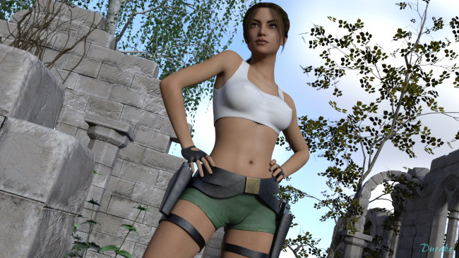 Обои картинки фото 3д графика, фантазия , fantasy, девушка, взгляд, фон