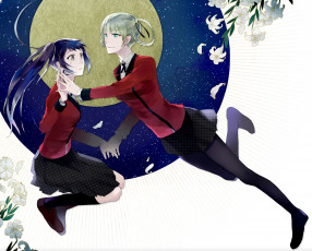 Картинка аниме kakegurui девушки