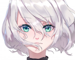 Картинка видео+игры nier +automata девушка