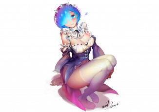 Картинка аниме re +zero+kara+hajimeru+isekai+seikatsu девушка