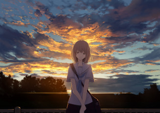 Картинка аниме unknown +другое девушка