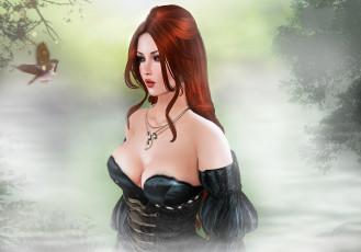 Картинка 3д+графика фантазия+ fantasy девушка