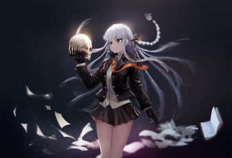 Картинка аниме danganronpa девушка