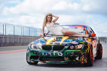 Картинка bmw+girl автомобили -авто+с+девушками girl bmw