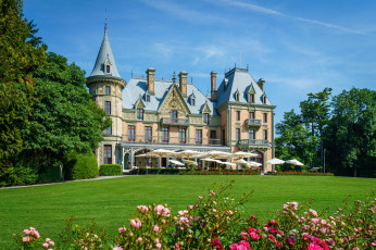 Картинка schloss+schadau города замки+швейцарии простор