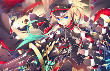 Картинка аниме оружие +техника +технологии девушка