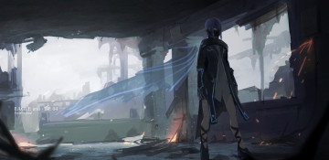 Картинка аниме животные +существа девушка