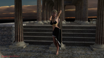 Картинка 3д+графика люди+ people фон взгляд девушка