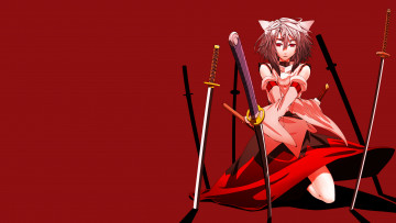 Картинка аниме оружие +техника +технологии девушка