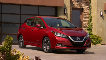 Картинка nissan+leaf+2018 автомобили nissan datsun 2018 leaf
