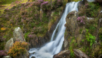 Картинка природа водопады простор