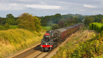 Картинка техника паровозы паровоз рельсы