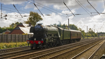 Картинка техника паровозы рельсы паровоз