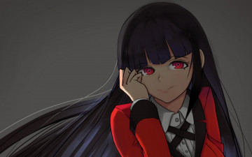 Картинка аниме kakegurui девушка