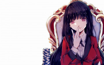 Картинка аниме kakegurui девушка
