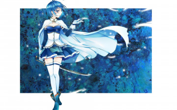 Картинка magic+girl+small+round аниме mahou+shoujo+madoka+magika фон взгляд девушка