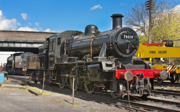 Картинка техника паровозы паровоз рельсы