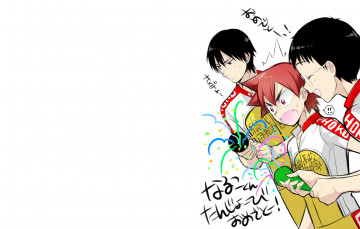 обоя аниме, yowamushi pedal, парни