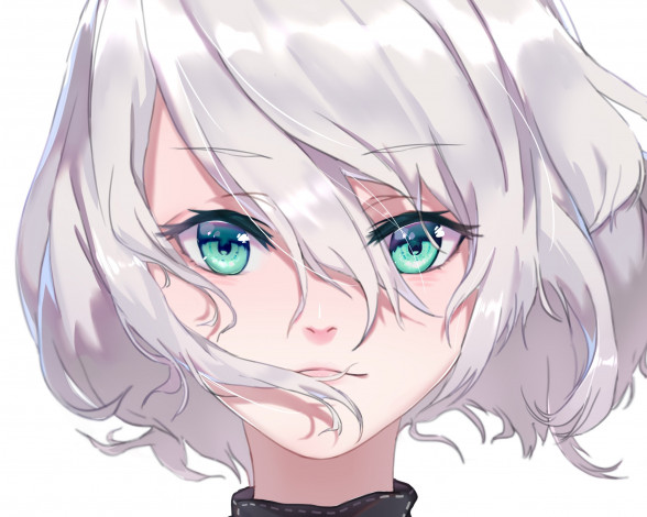 Обои картинки фото видео игры, nier,  automata, девушка