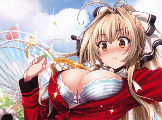Обои картинки фото аниме, amagi brilliant park, девушка