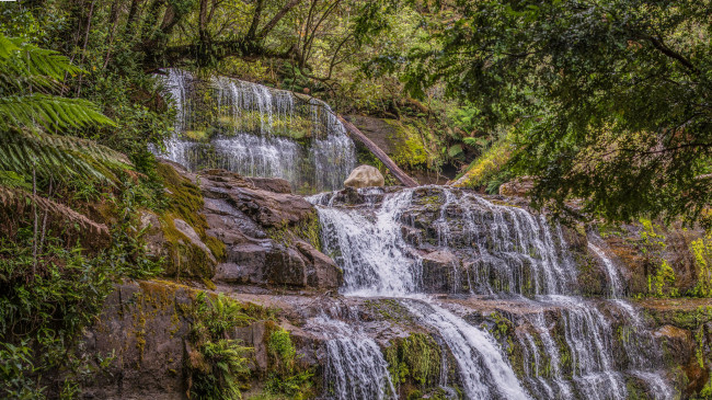 Обои картинки фото природа, водопады, простор