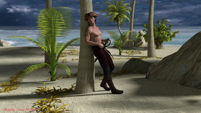 Обои картинки фото 3д графика, люди , people, мужчина, взгляд, фон