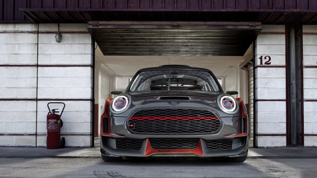 Обои картинки фото mini john cooper works gp concept 2017, автомобили, mini, gp, works, cooper, john, 2017, concept
