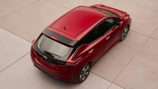 Обои картинки фото nissan  leaf 2018, автомобили, mini, leaf, nissan, 2018