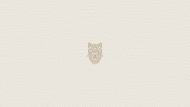 Обои картинки фото рисованное, минимализм, взгляд, фон, волк