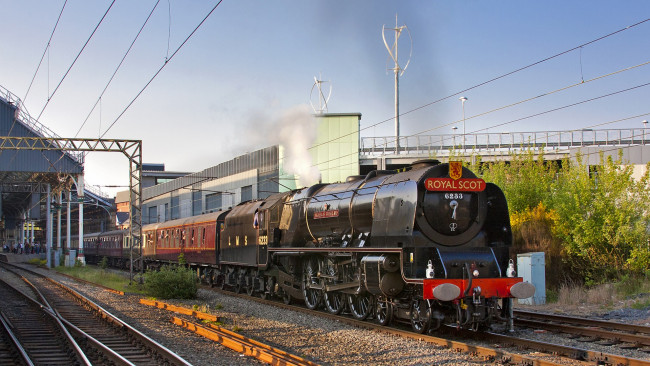 Обои картинки фото техника, паровозы, паровоз, рельсы