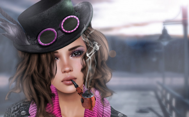 Обои картинки фото 3д графика, люди , people, девушка