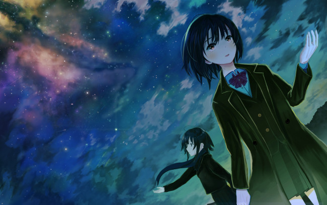 Обои картинки фото аниме, unknown,  другое, девушка