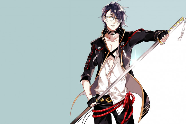Обои картинки фото аниме, touken ranbu, парень