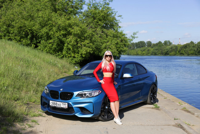 Обои картинки фото bmw girl, автомобили, -авто с девушками, girl, bmw