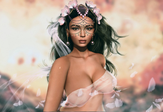 Обои картинки фото 3д графика, люди , people, девушка