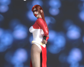 Картинка 3д+графика фантазия+ fantasy взгляд фон девушка