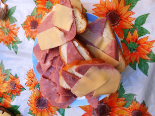 Картинка еда бутерброды +гамбургеры +канапе сыр хлеб колбаса