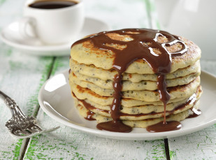 Картинка еда блины +оладьи сироп оладьи