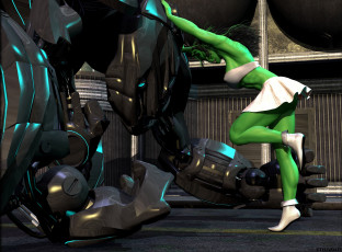 Картинка 3д+графика существа+ creatures фон взгляд девушка